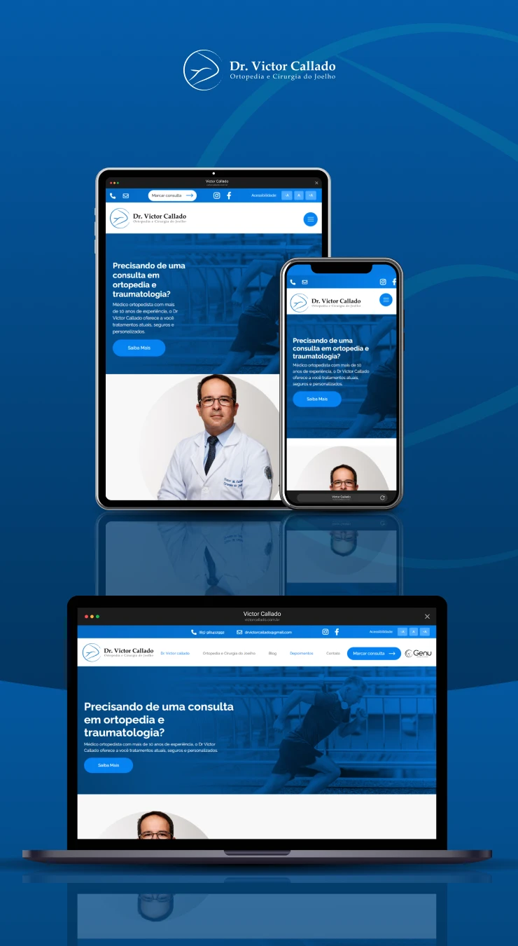 Catálogo do Projeto - Dr. Victor Callado - Site Institucional