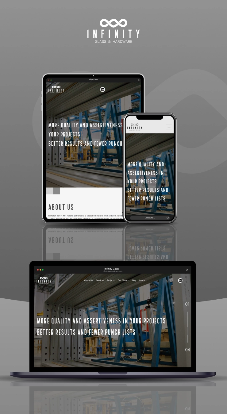 Catálogo do Projeto - Infinity - Glass & Hardware