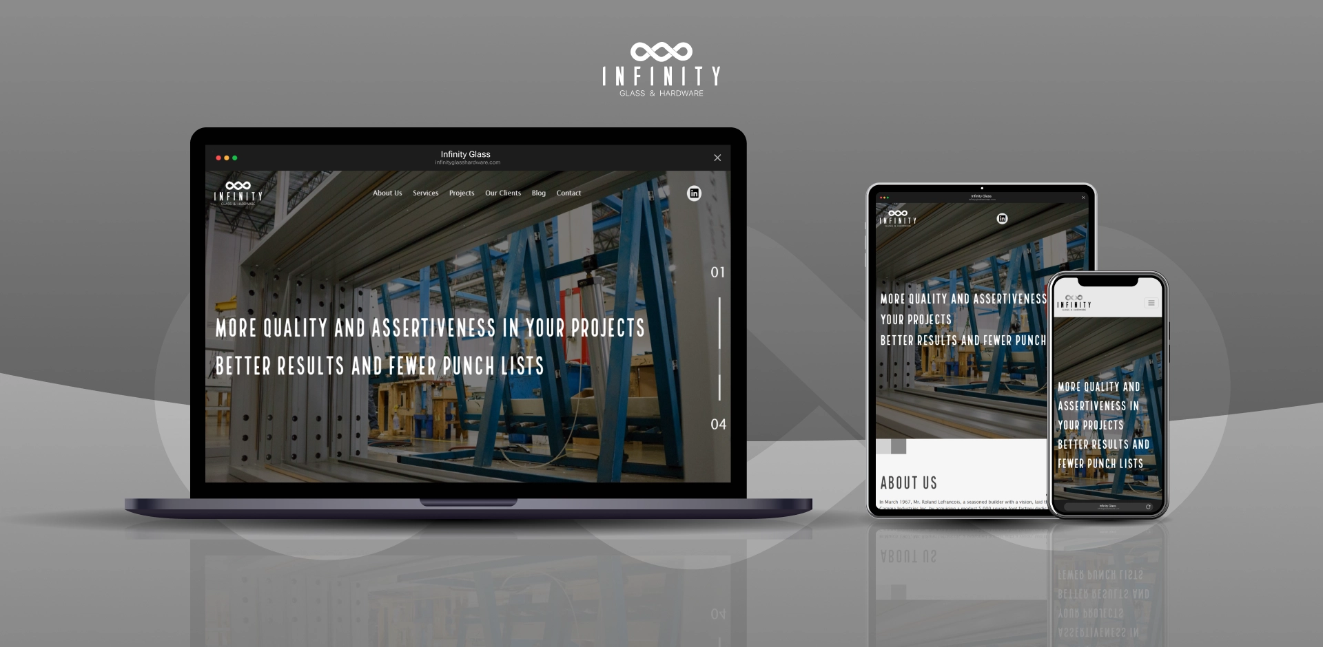 Catálogo do Projeto - Infinity - Glass & Hardware